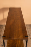 Conrad Acacia Wood Umber Finish Console Table
