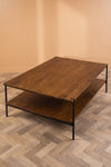 Conrad Acacia Wood Umber Finish Coffee Table