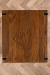 Conrad Acacia Wood Umber Finish Side Table