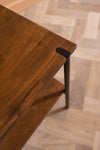 Conrad Acacia Wood Umber Finish Side Table