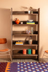 Mayer Acacia Wood Vinegar Finish Bookshelf