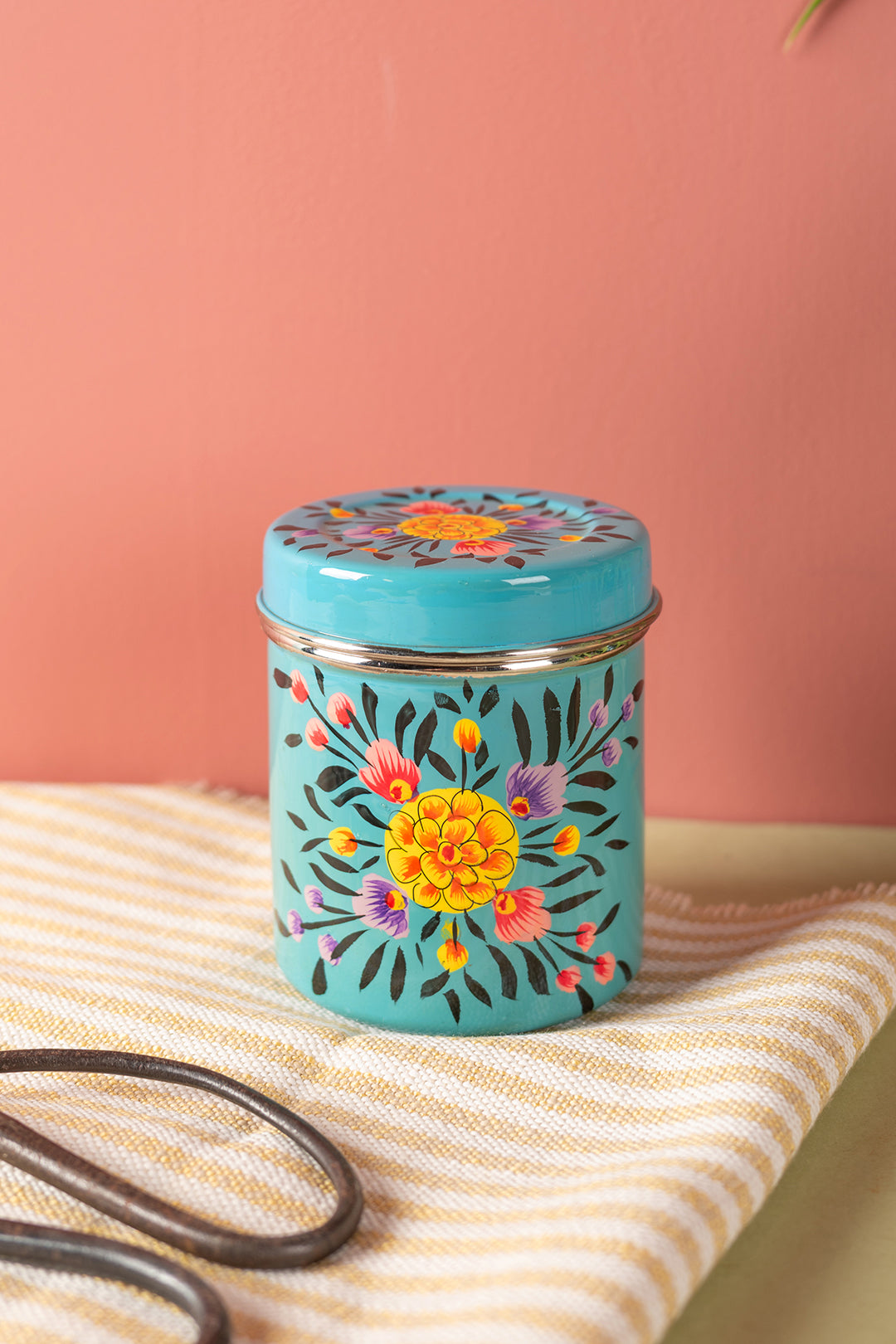 Blue Kashmiri Spice Tin