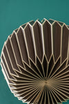 Black Pleated Paper Lampshade