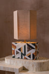 Antonia Stone Triangles Lamp Base