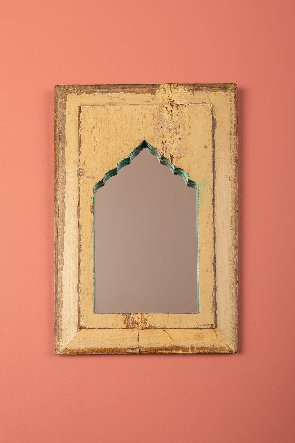 Vintage Wooden Mirror - 1093