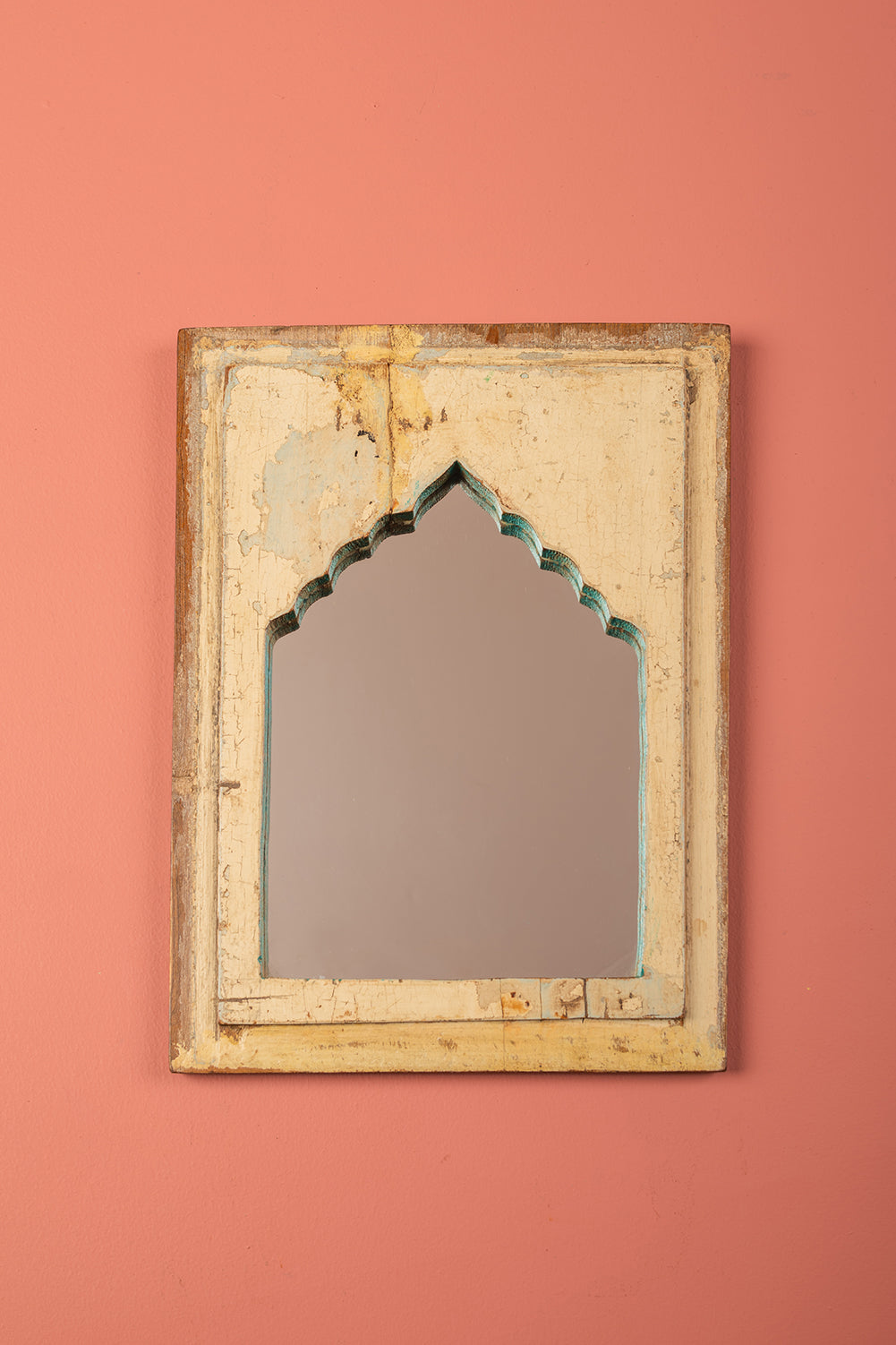 Vintage Wooden Mirror - 1097