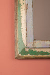Vintage Wooden Mirror - 1101