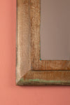 Vintage Wooden Mirror - 1108