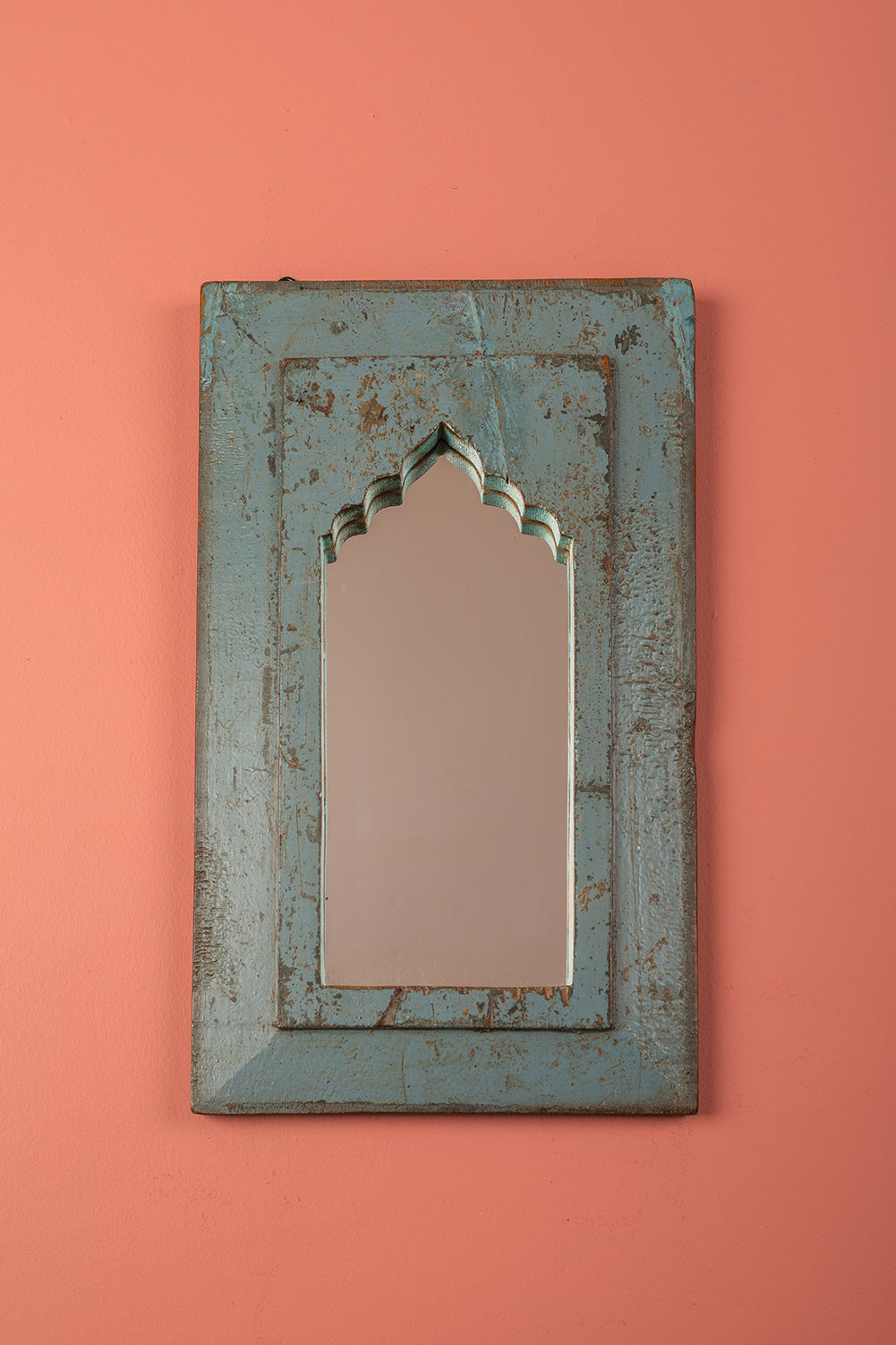 Vintage Wooden Mirror - 1109