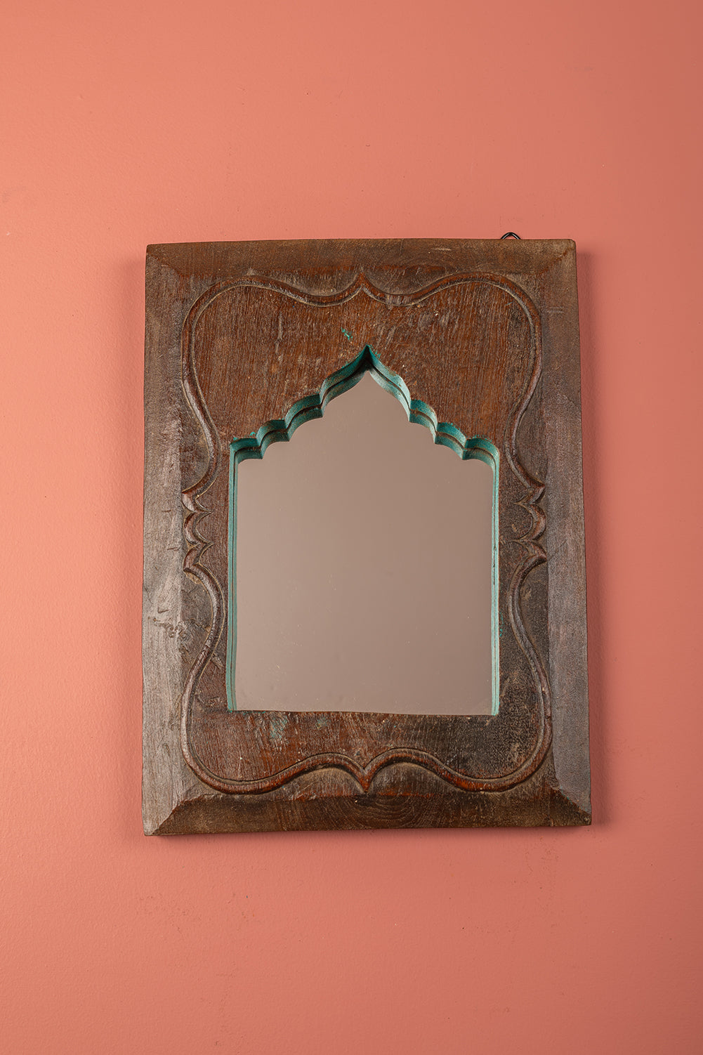 Vintage Wooden Mirror - 1110