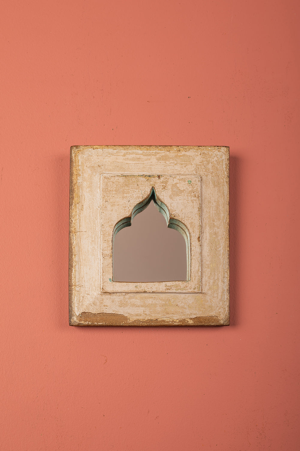 Vintage Wooden Mirror - 1121