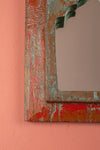 Vintage Wooden Mirror - 1122