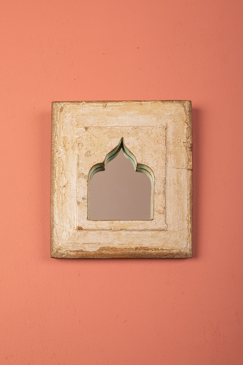 Vintage Wooden Mirror - 1133