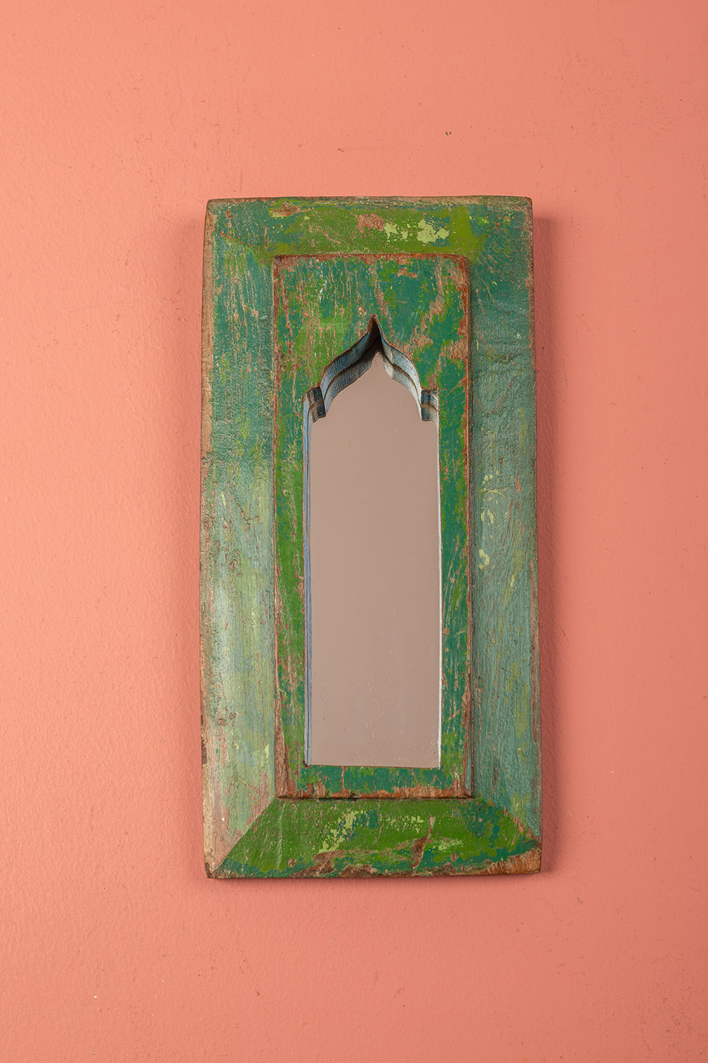 Vintage Wooden Mirror - 1134