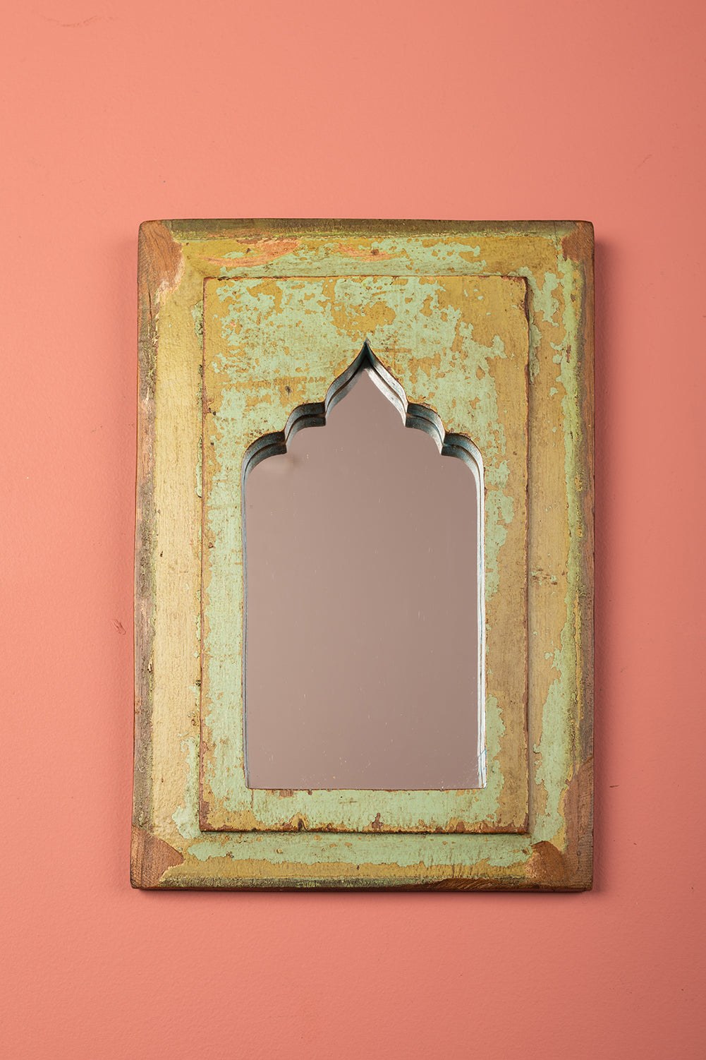 Vintage Wooden Mirror - 1137
