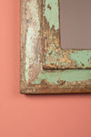 Vintage Wooden Mirror - 1141