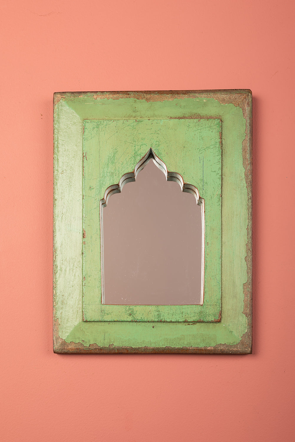 Vintage Wooden Mirror - 1142