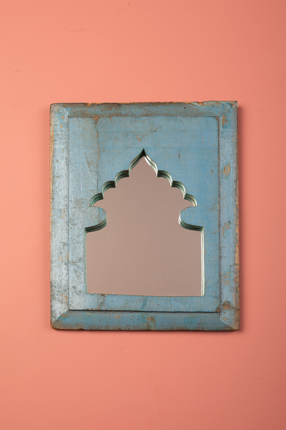 Vintage Wooden Mirror - 1144