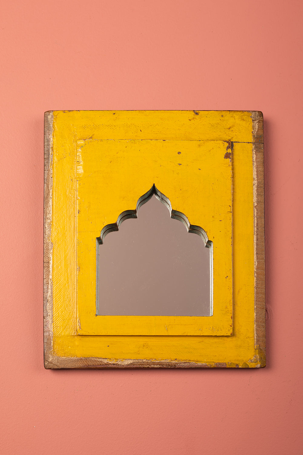 Vintage Wooden Mirror - 1147