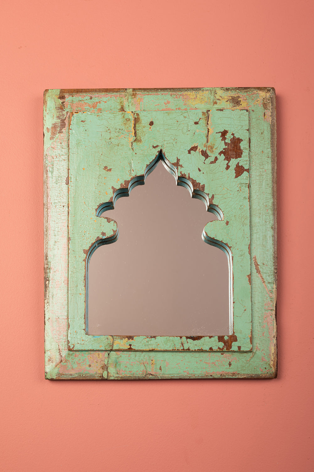 Vintage Wooden Mirror - 1150