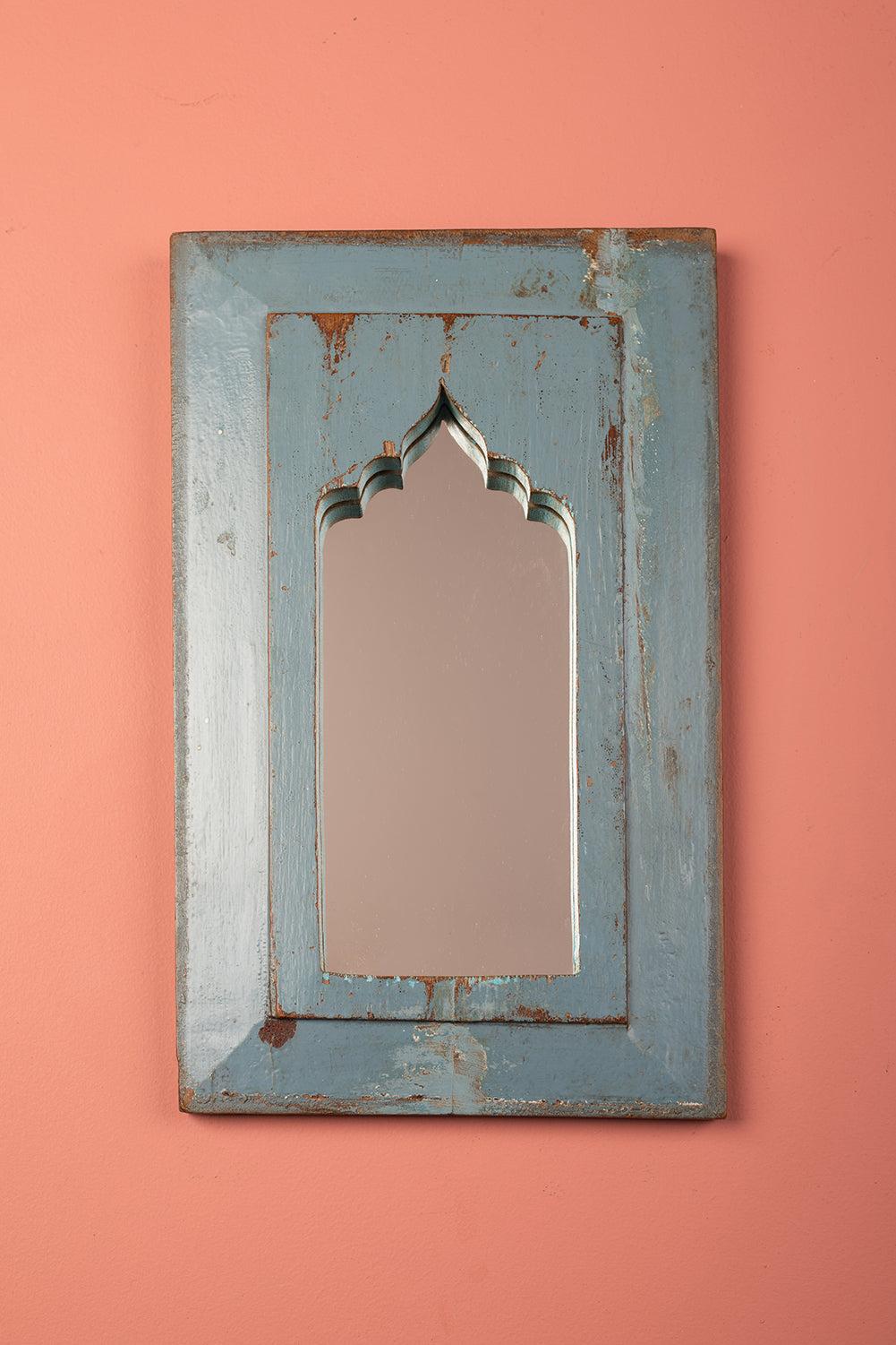 Vintage Wooden Mirror - 1151