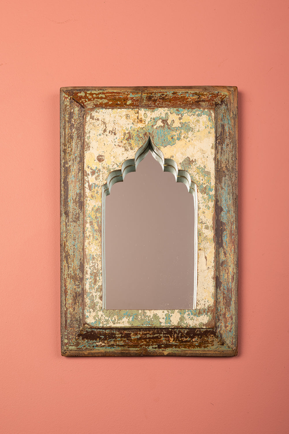 Vintage Wooden Mirror - 1153