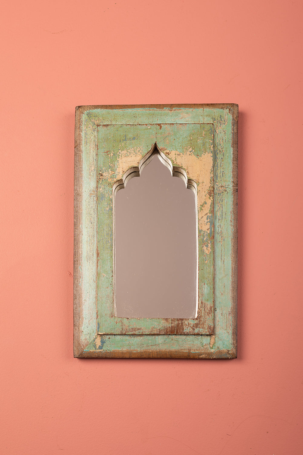 Vintage Wooden Mirror - 1159