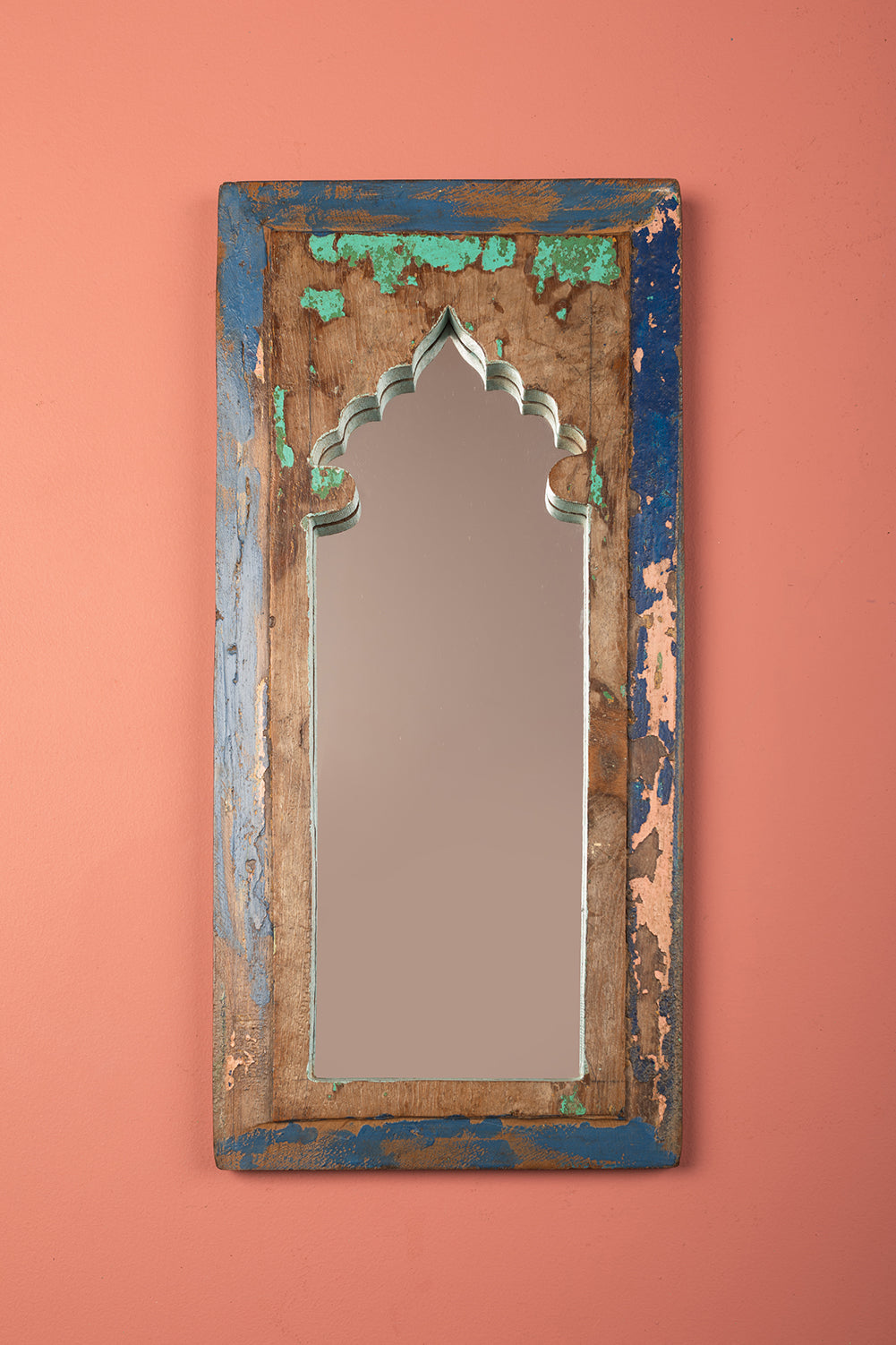 Vintage Wooden Mirror - 1168