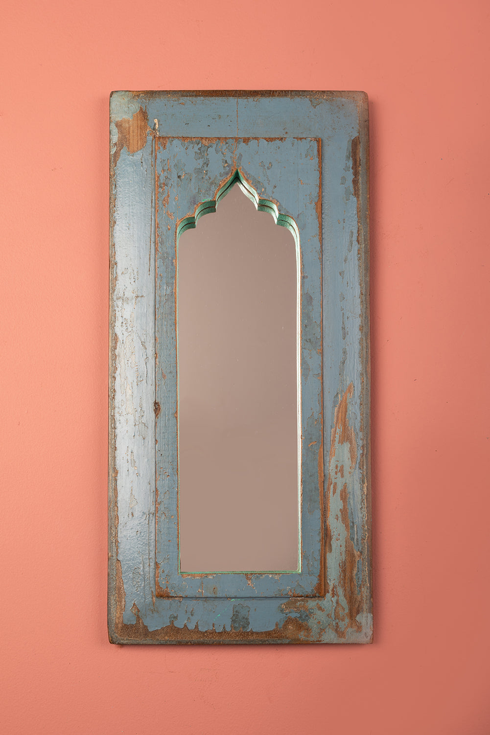 Vintage Wooden Mirror - 1172