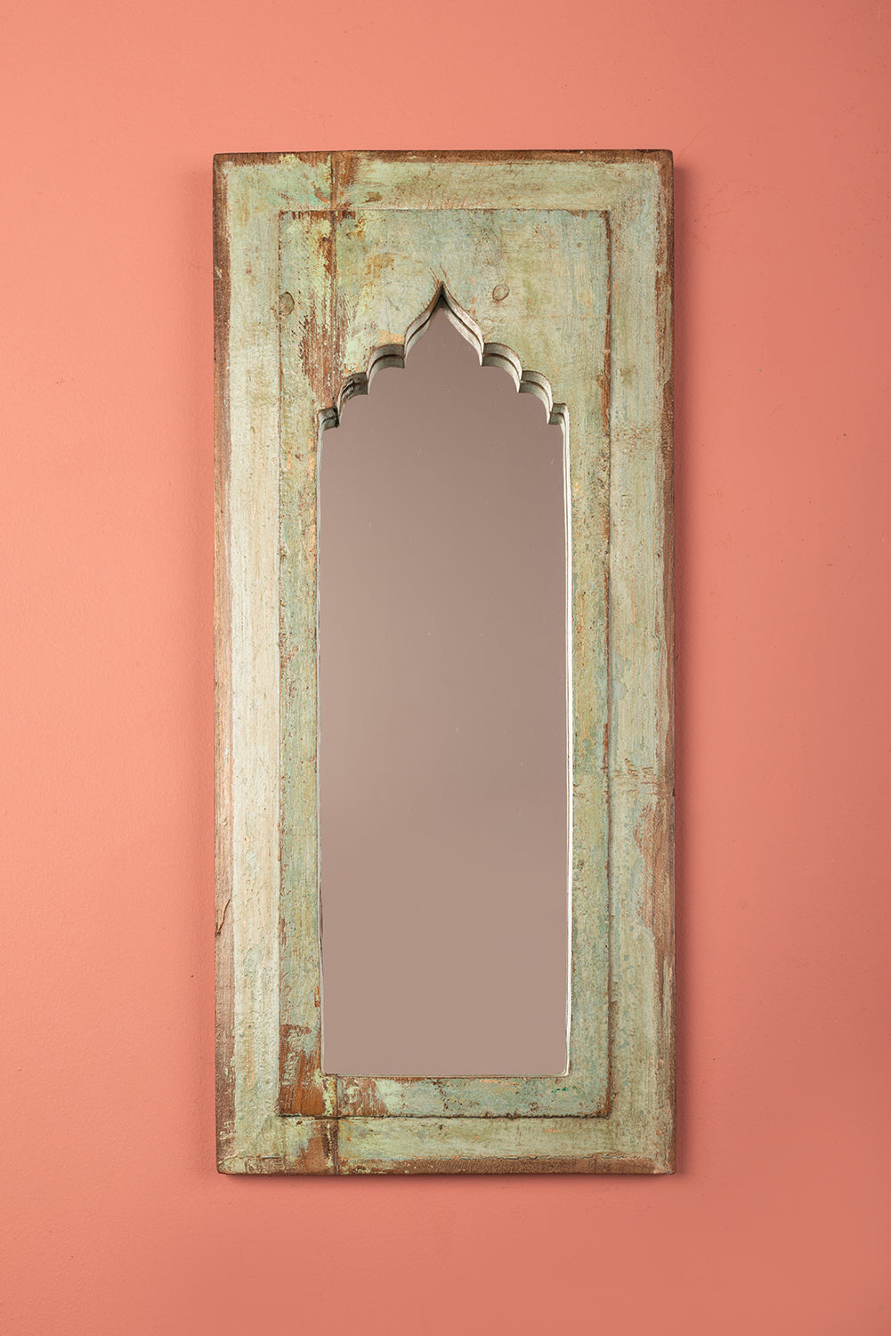 Vintage Wooden Mirror - 1173