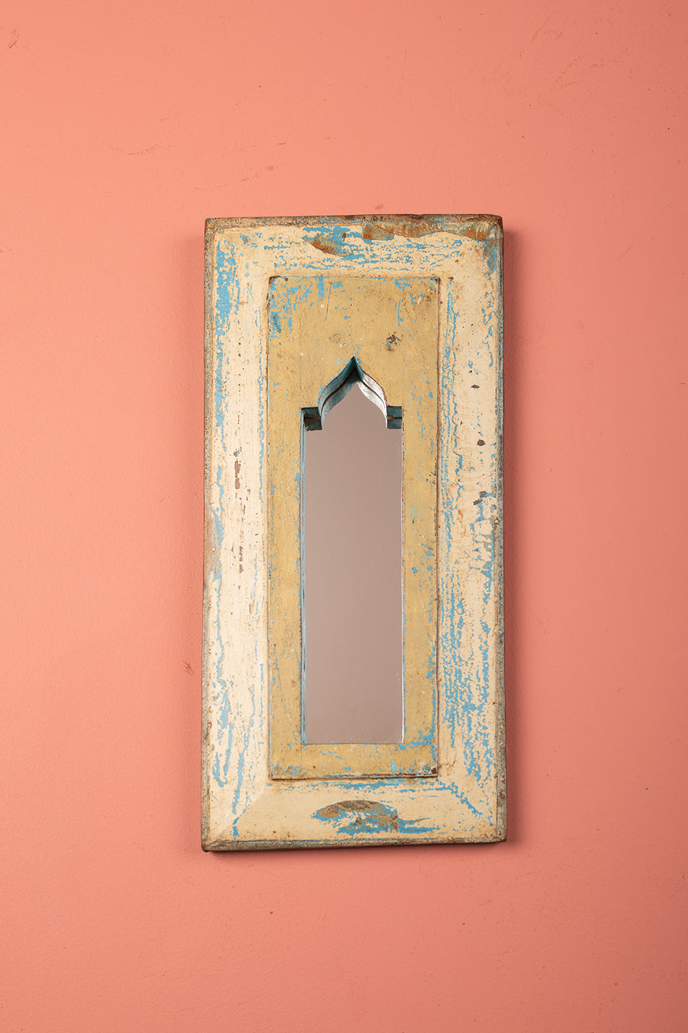 Vintage Wooden Mirror - 1177