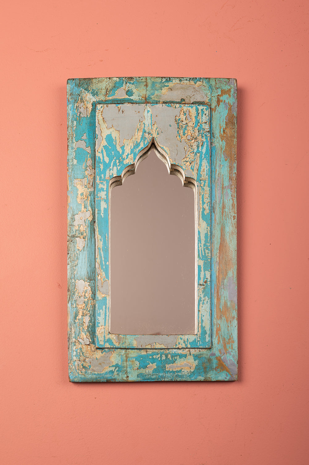 Vintage Wooden Mirror - 1184