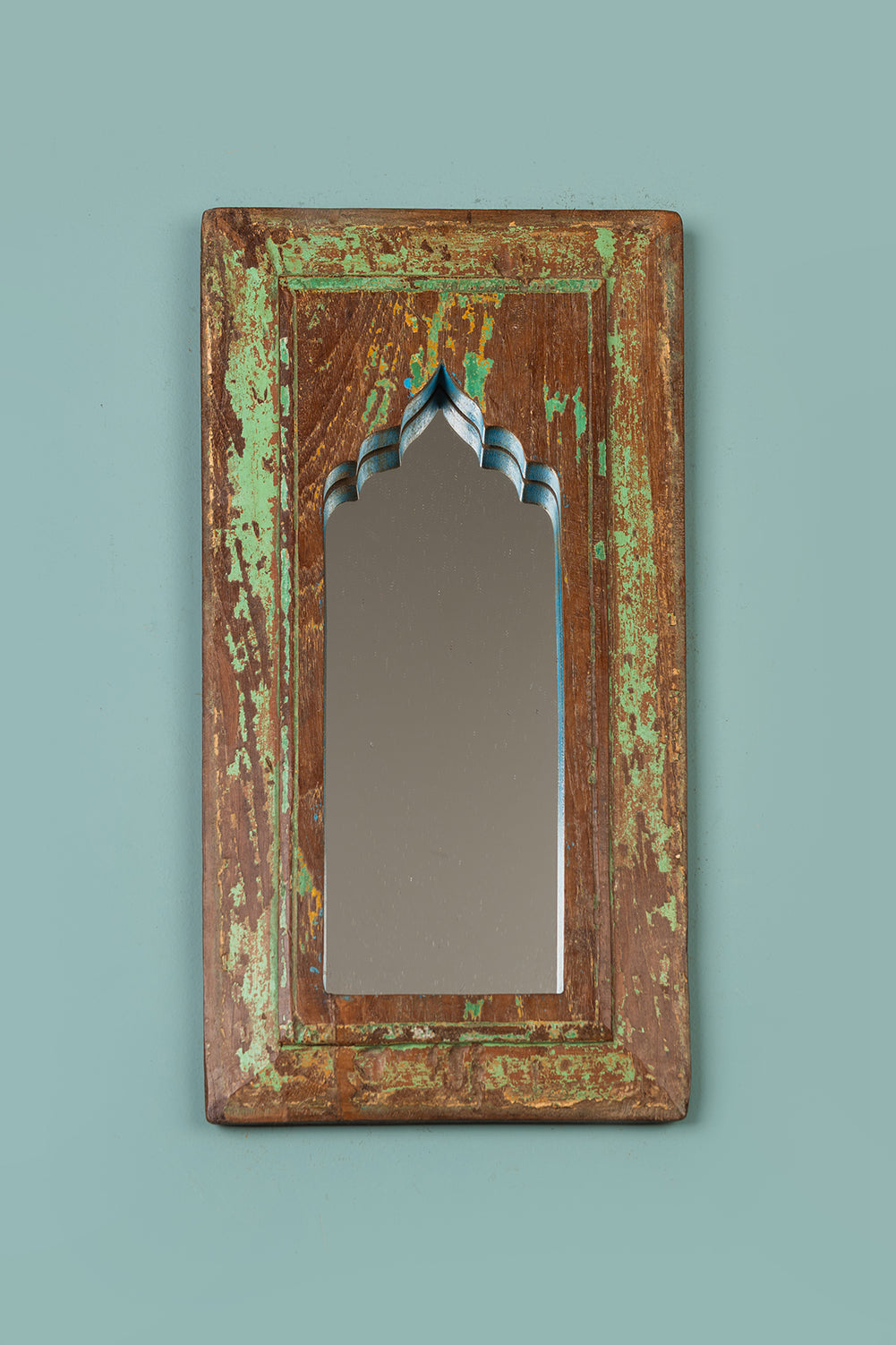 Vintage Wooden Mirror - 1232