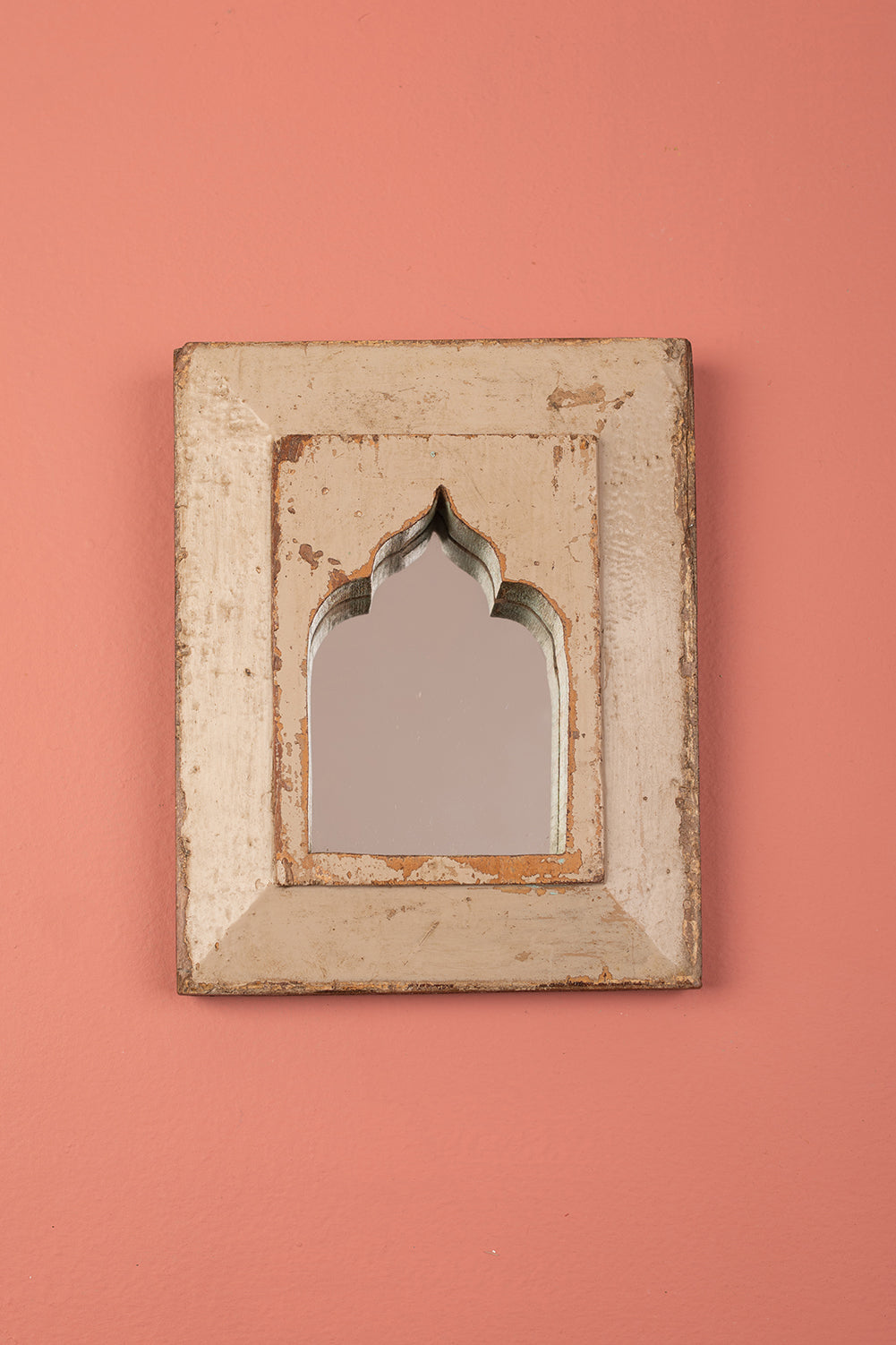 Vintage Wooden Mirror - 1249