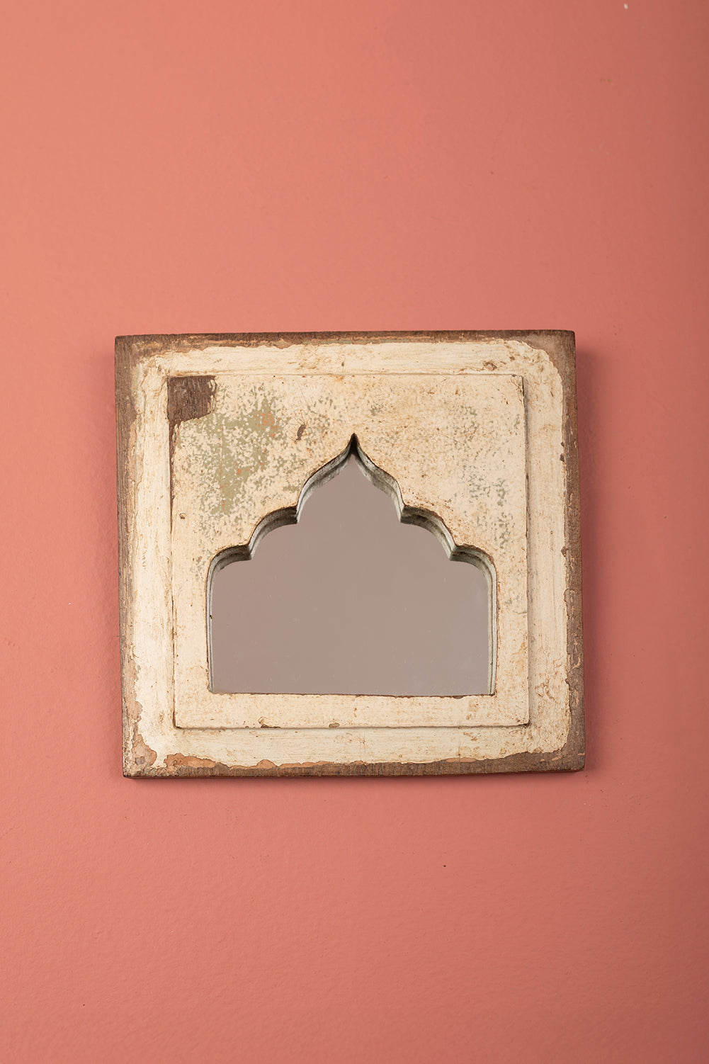 Vintage Wooden Mirror - 1257