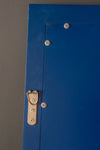 Blue Window Wall Mirror with Bone Inlay