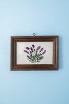 Small Old Wood Frame with Botanical/Wildlife Painting - 425