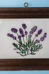 Small Old Wood Frame with Botanical/Wildlife Painting - 425