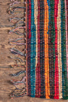 Recycled Small Multi-Coloured Rag Rug