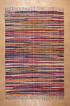 Recycled Large Multi-Coloured Rag Rug
