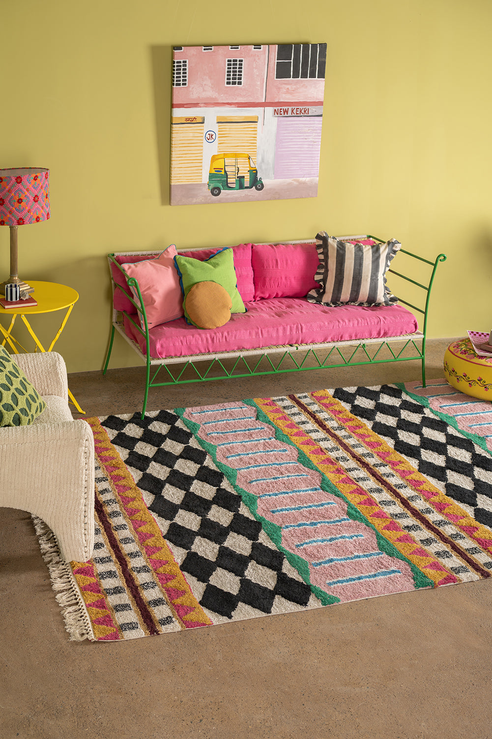 Palazzo Geometric 100% Recycled Extra Large Rug