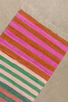 Stripe Trio Recycled Runner Rug