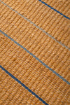 Jute & Blue Tones Striped Runner Rug