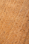 Jute Natural Runner Rug with Scalloped Edge