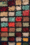 Vintage Moroccan Boucherouite Checkered Rug 120x270cm - (02)