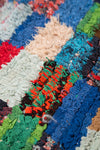 Vintage Moroccan Boucherouite Rug 220x105cm - (03)