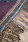 Vintage Moroccan Flat Weave Boucherouite Rug 150x220cm - (20)