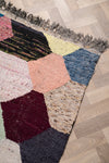 Vintage Moroccan Flat Weave Boucherouite Rug 150x265cm - (27)