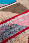 Vintage Moroccan Flat Weave Boucherouite Rug 140x270cm - (29)