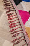 Vintage Moroccan Flat Weave Boucherouite Rug 135x205cm - (30)